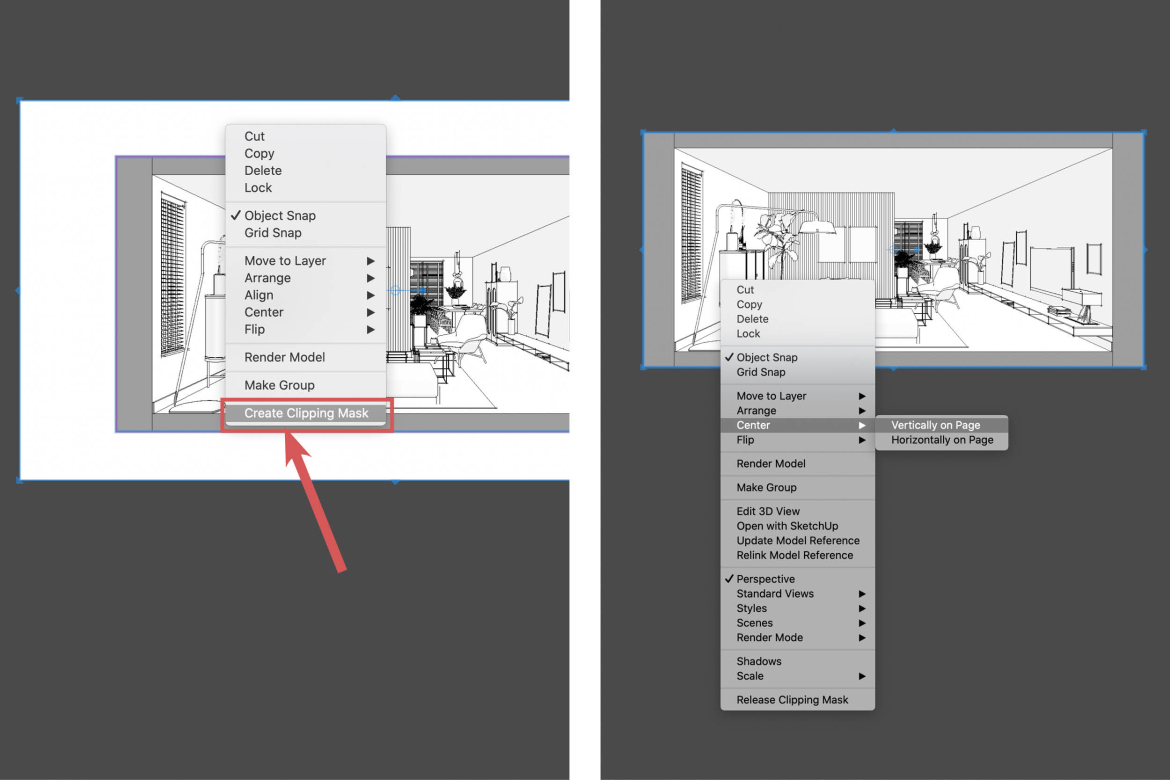 Moodboard maken in LayOut SketchUp